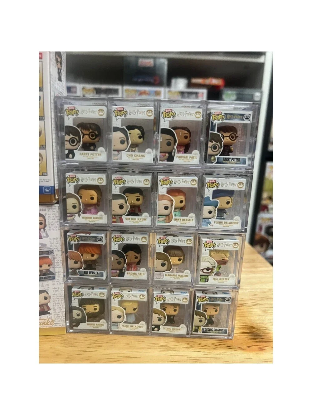 COMPLETE MULTIPACK BITTY SET Harry Potter Goblet Fire Funko Pops W/ ALL 4 CHASES